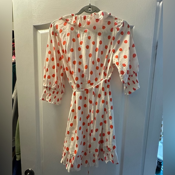 Rixo polka dot wrap dress - Picture 4 of 6
